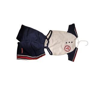 MLB Texas Rangers Vintage 3-6 months outfit set.